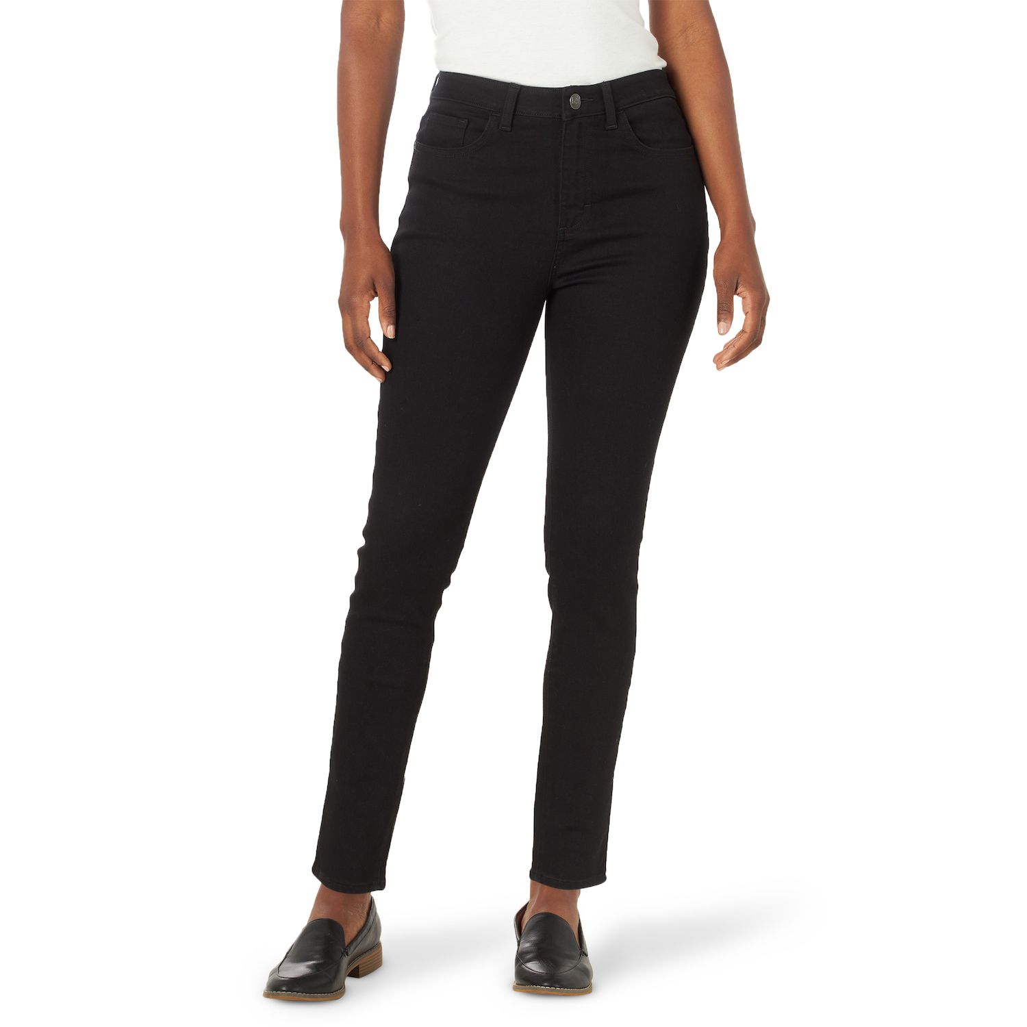 lee black high waisted jeans