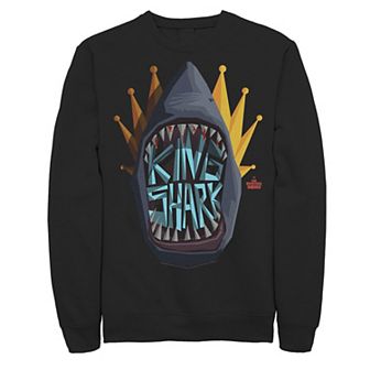 Men's The Suicide Squad Big King Shark Logo Sweatshirt