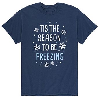 Men's Tis The Season Freezing Tee