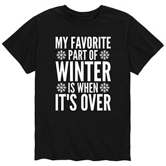 Men's Fav Part When Winter Is Over Tee