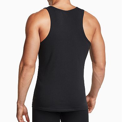 Men's Nike Dri-Fit Essential Cotton Stretch 2-Pack Tank Top Undershirts