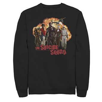 Men's The Suicide Squad Group Explosion Portrait Sweatshirt
