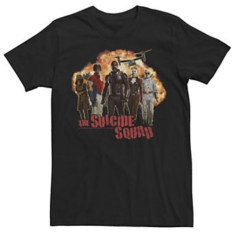 Men's The Suicide Squad Group Explosion Portrait Tee