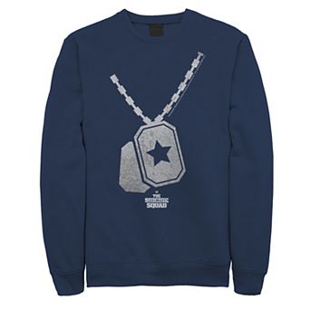 Men's The Suicide Squad Colonel Rick Flag Dogtags Sweatshirt