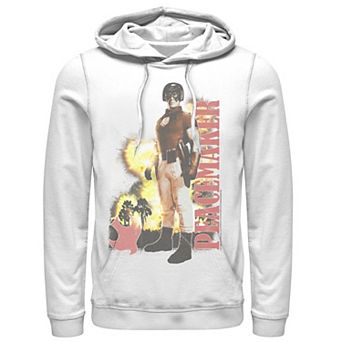 Men's The Suicide Squad Peacemaker Explosion Logo Hoodie