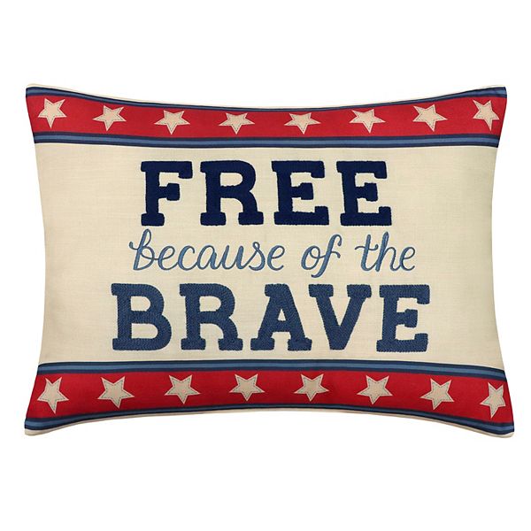 Celebrate Together™ Americana Linen Freedom Throw Pillow Freedom