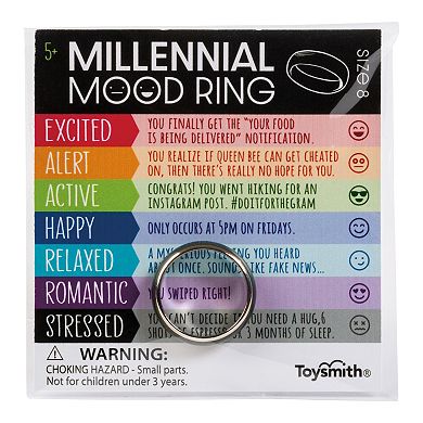 Toysmith Millennial Mood Ring
