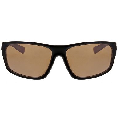 Men's Hurley Blackout 64mm Wrap Polarized Sunglasses