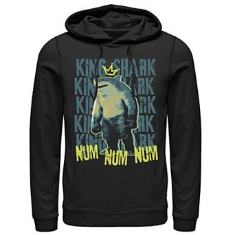 Men's The Suicide Squad King Shark Word Stack Hoodie