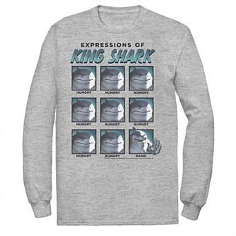 Men's The Suicide Squad Expressions Of King Shark Tee