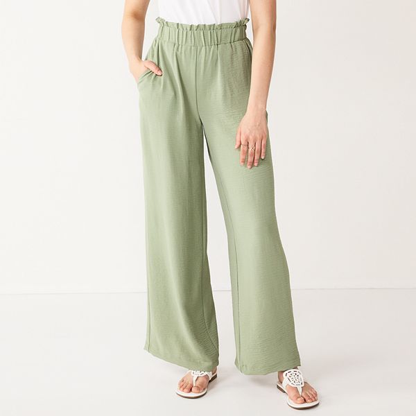 Kohls womens 2025 wide leg pants