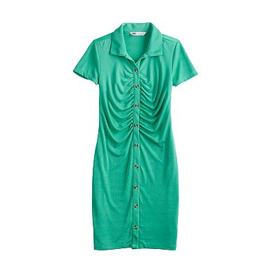 Juniors' SO® Slinky Bodycon Polo Dress