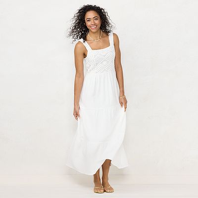 Kohls white maxi dress hotsell