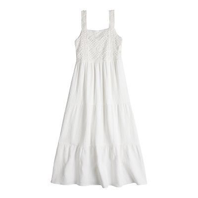 lauren conrad crochet dress LC Lauren Conrad Crochet Shift Dress