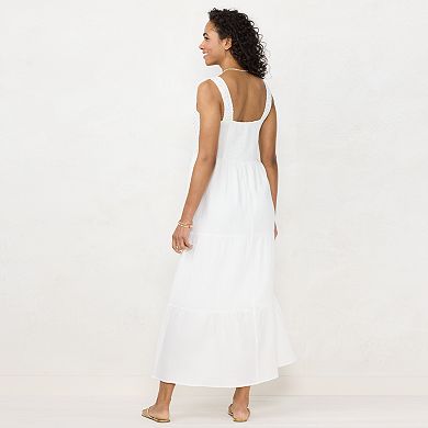 Women's LC Lauren Conrad Crochet Bodice Maxi Dress