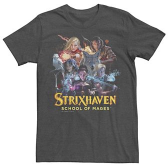 Men's Magic: The Gathering Strixhaven Planeswalkers Collage Dark Tee