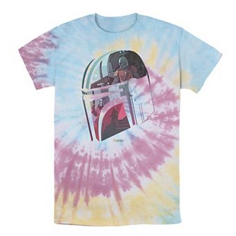 Men's Star Wars The Mandalorian Helmet Reflection Tee