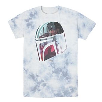 Men's Star Wars The Mandalorian Helmet Reflection Tee