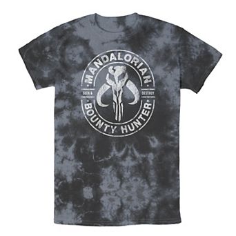 Men's Star Wars The Mandalorian Bounty Hunter Stamp Tee