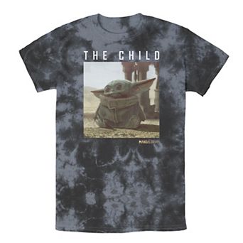 Men's Star Wars The Mandalorian The Child Long Ears Photo Tee