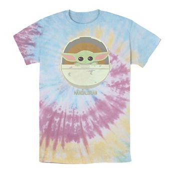 Men's Star Wars The Mandalorian The Child Bassinet Portrait Tee