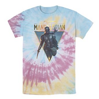 Men's Star Wars: The Mandalorian & The Child Golden Logo Triangle Tee