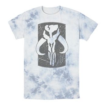 Men's Star Wars Mandalorian Warriors Skull Tusk Clan Logo Tee