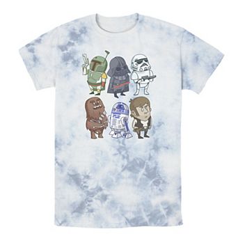 Men's Star Wars Character Doodles Tee
