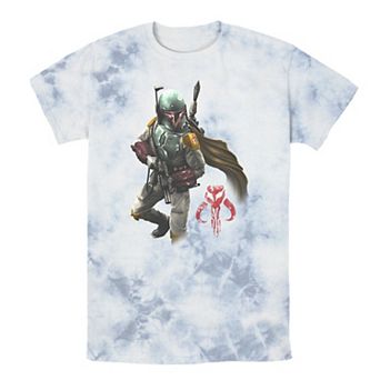 Men's Star Wars Boba Fett Grunge Profile Tee