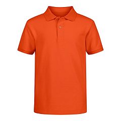 youth orange polo shirts