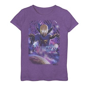 Girls 7-16 Girls Marvel What If The Watcher Never Sleeps Graphic Tee