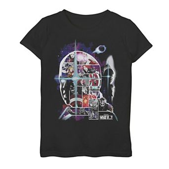 Girls 7-16 Girls Marvel What If Watcher Collage Graphic Tee