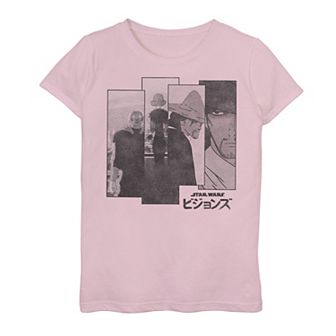 Girls 4-16 Star Wars Visions Akakiri Split Panels Graphic Tee
