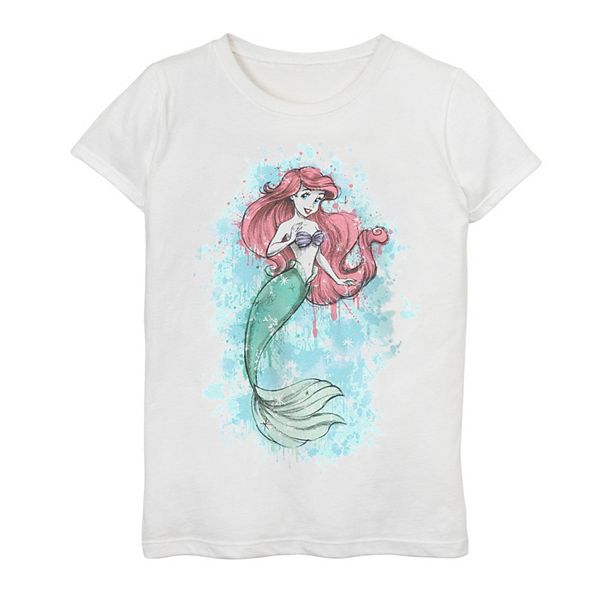 Girls 7-16 Girls Disney Princess The Little Mermaid Ariel Splashing ...