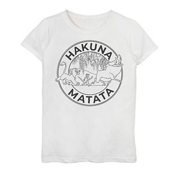 Disney's The Lion King Hakuna Matata Friendship Circle Girls 7-16 Graphic Tee