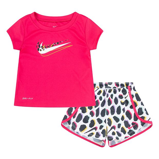 Girls' [2-4T] Sprinter T-Shirt + Short Two-Piece Set, Nike