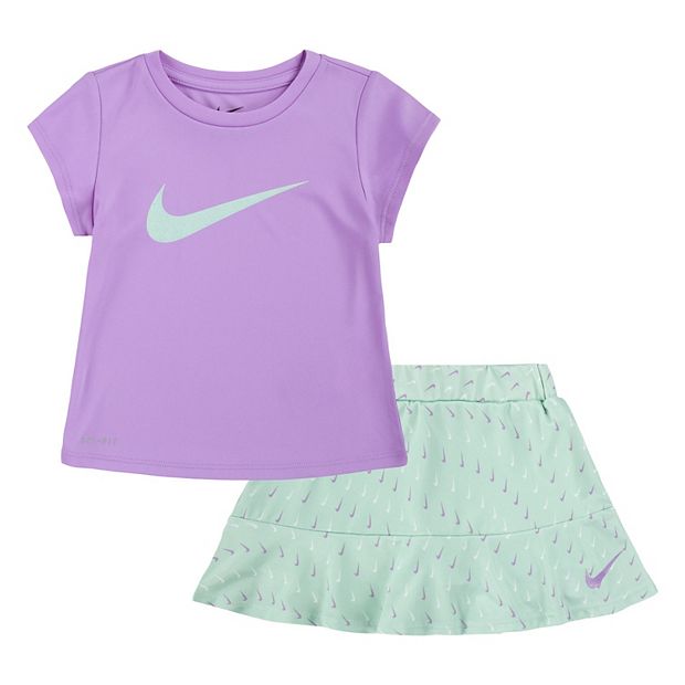 Nike top and skirt set hotsell