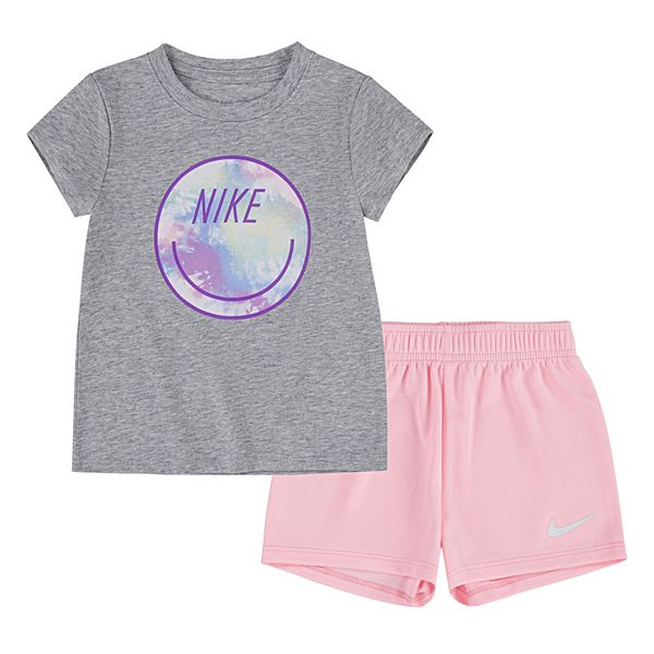 Toddler Girl Nike Tee & Mesh Shorts Set