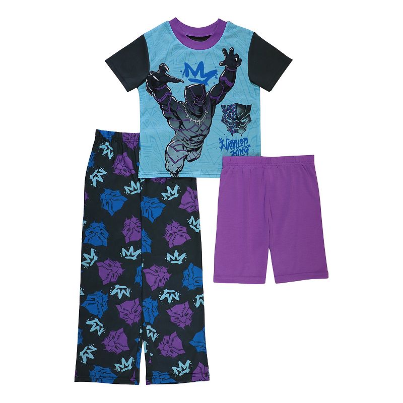Boys 4-10 Marvel The Avengers Warrior King Top & Bottoms Pajama Set, B