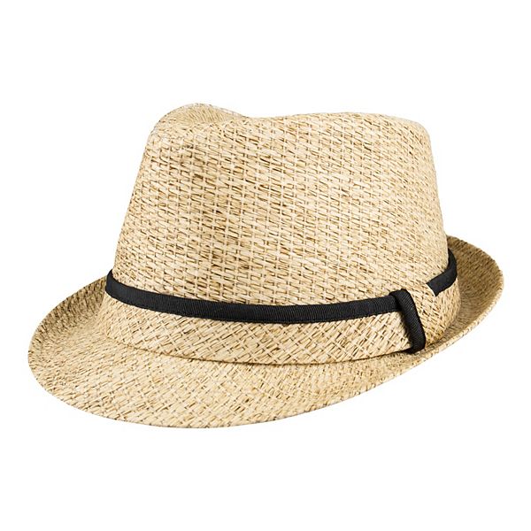 Men's Dockers® Fedora Hat with Matching Straw Band