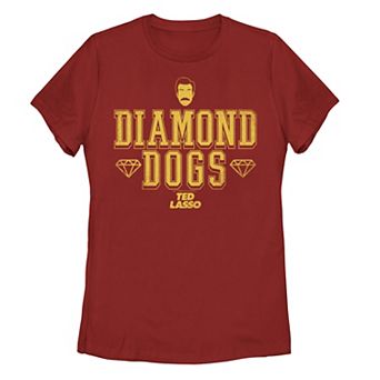 Juniors' Ted Lasso Diamond Dogs Graphic Tee