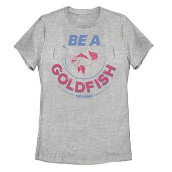 Juniors' Ted Lasso Be A Goldfish Alt Graphic Tee