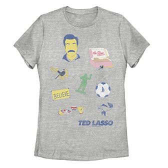 Juniors' Ted Lasso Icons Graphic Tee