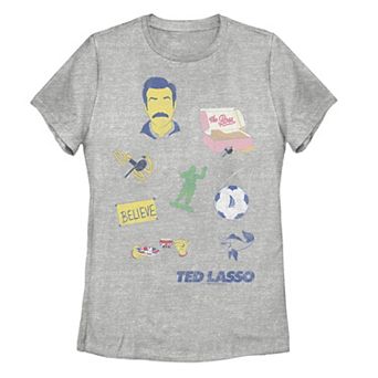 Juniors' Ted Lasso Icons Graphic Tee