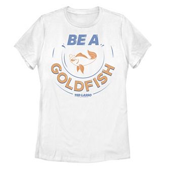 Juniors' Ted Lasso Be A GoldFish Original Graphic Tee