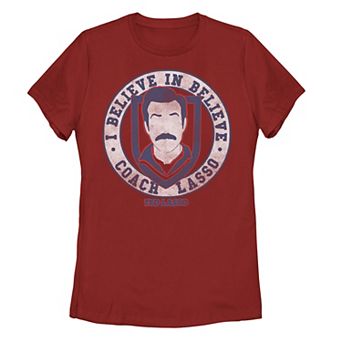Juniors' Ted Lasso Believer Movie Quote Graphic Tee