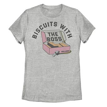 Juniors' Ted Lasso Biscuit Boss Graphic Tee