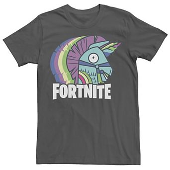 Men's Fortnite Colorful 3D Llama Fortnite Tee