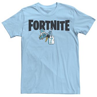 Men's Fortnite Bus Keychain Logo Tee