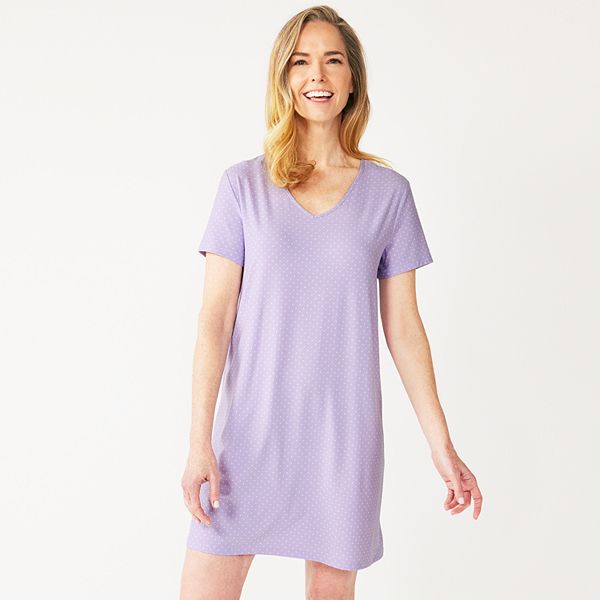 Women's Croft & Barrow® Short Sleeve Sleepshirt